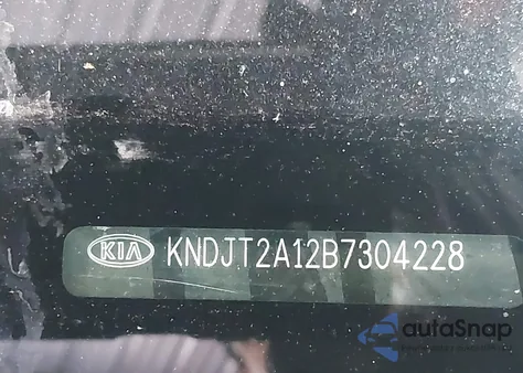 2011 Kia Soul из США, поврежденный, VIN KNDJT2A12B7304228